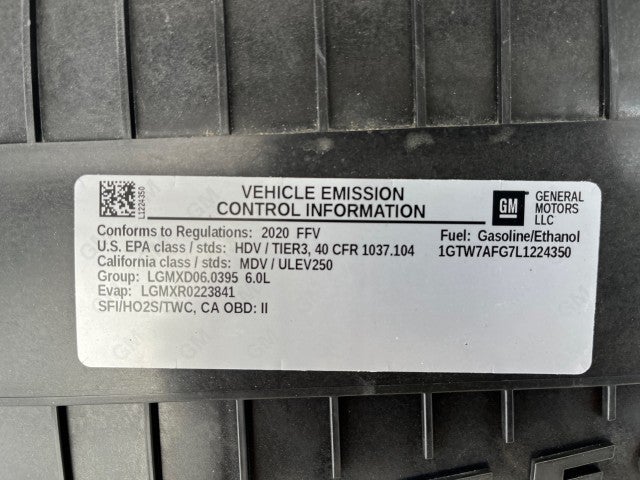 2020 GMC Savana Cargo 2500 RWD 2500 135"