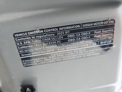 2022 Nissan Altima 2.5 S