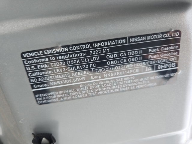 2022 Nissan Altima 2.5 S