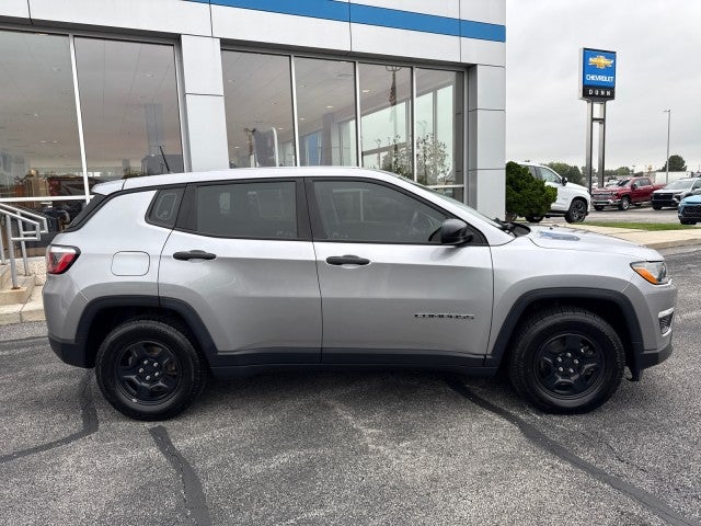 Used 2018 Jeep Compass Sport with VIN 3C4NJCAB1JT411447 for sale in Oregon, OH